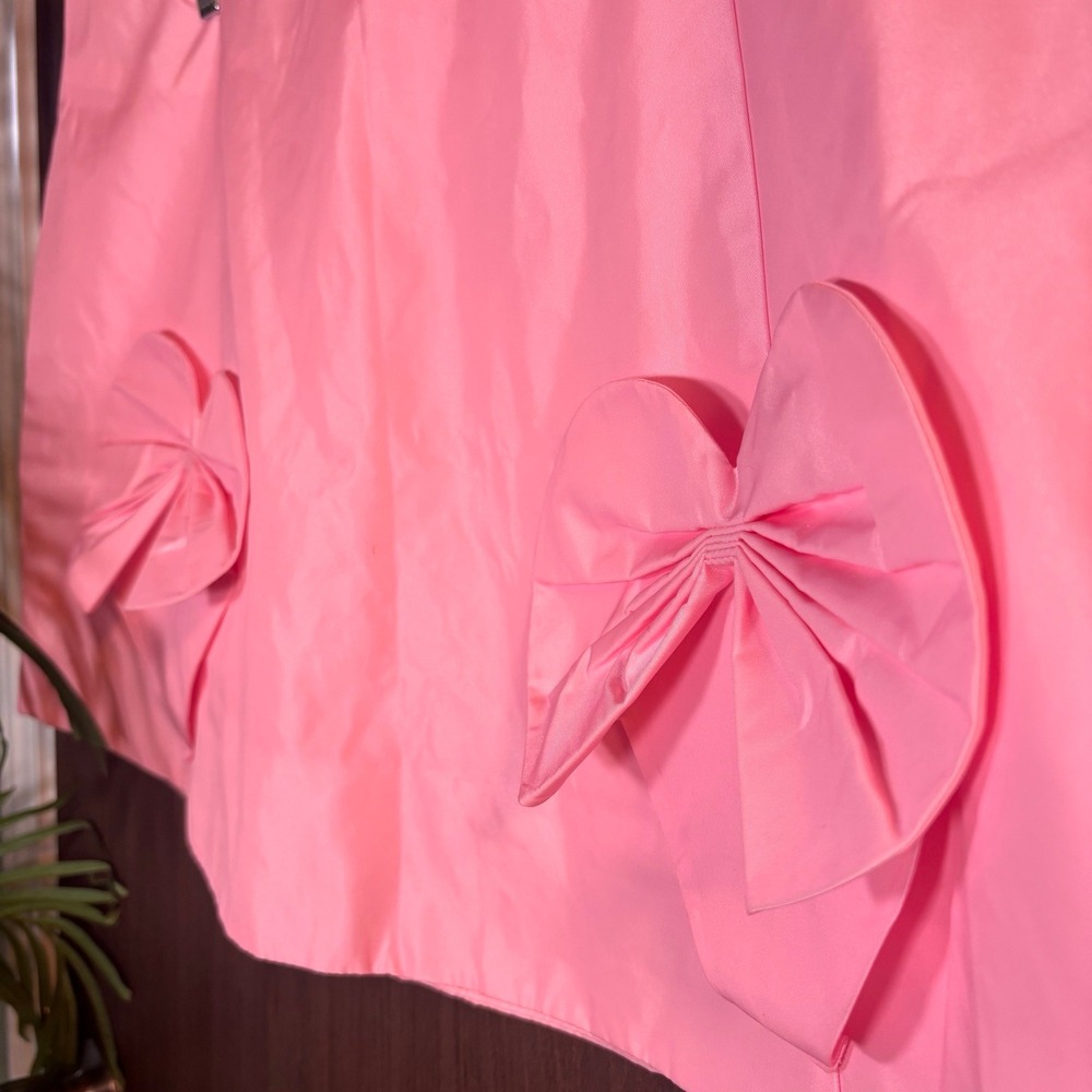 NWT Sugar Thrillz Pink Bow Mini Skirt Y2K Coquette Size 2X - Picture 2 of 8